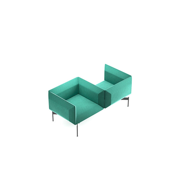 مبل اداری 2 نفره مدل Puzzle هلگر - Image 2