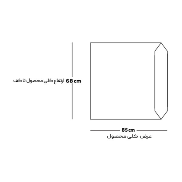 مبل اداری 1 نفره دسته راست مدل Puzzle هلگر - Image 4