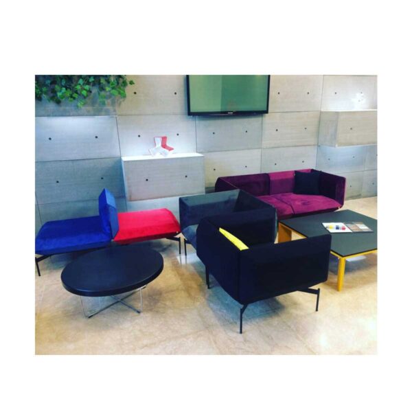 مبل اداری 1 نفره دسته راست مدل Puzzle هلگر - Image 3