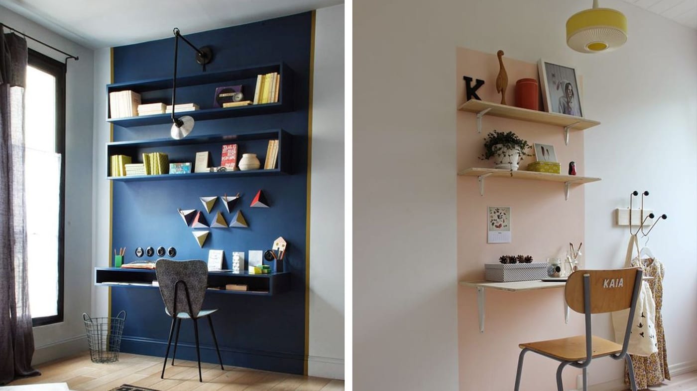 ترکیب رنگ برای اتاق مطالعه خانگی