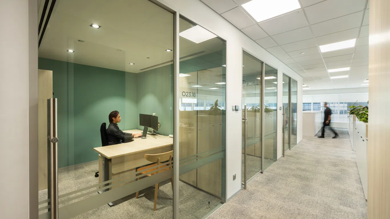 پارتیشن به جای دیوار در فضای اداری