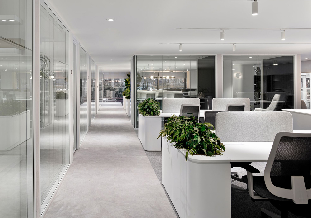 طراحی دفتر کار مینیمال در فضاهای مختلف