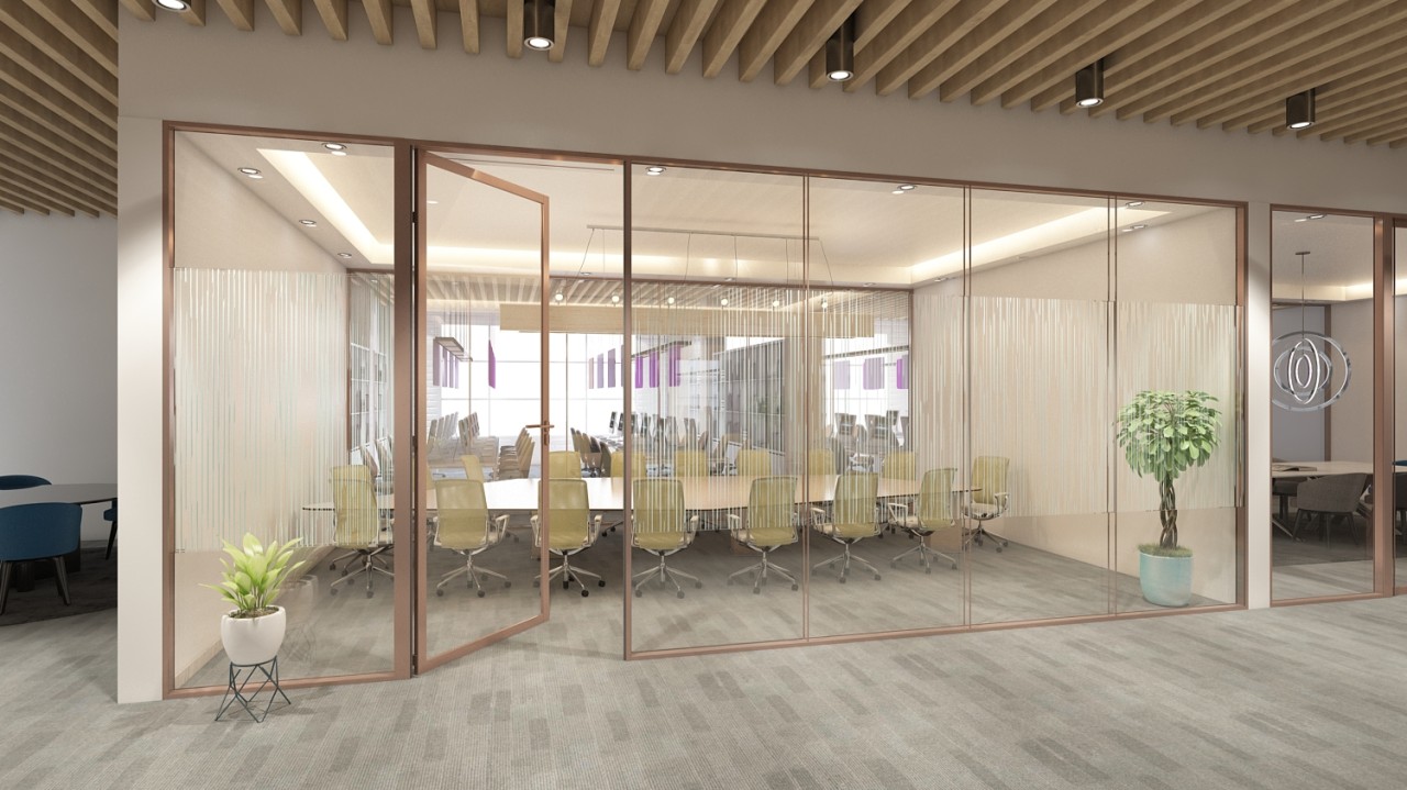 پارتیشن شیشه ای دوجداره