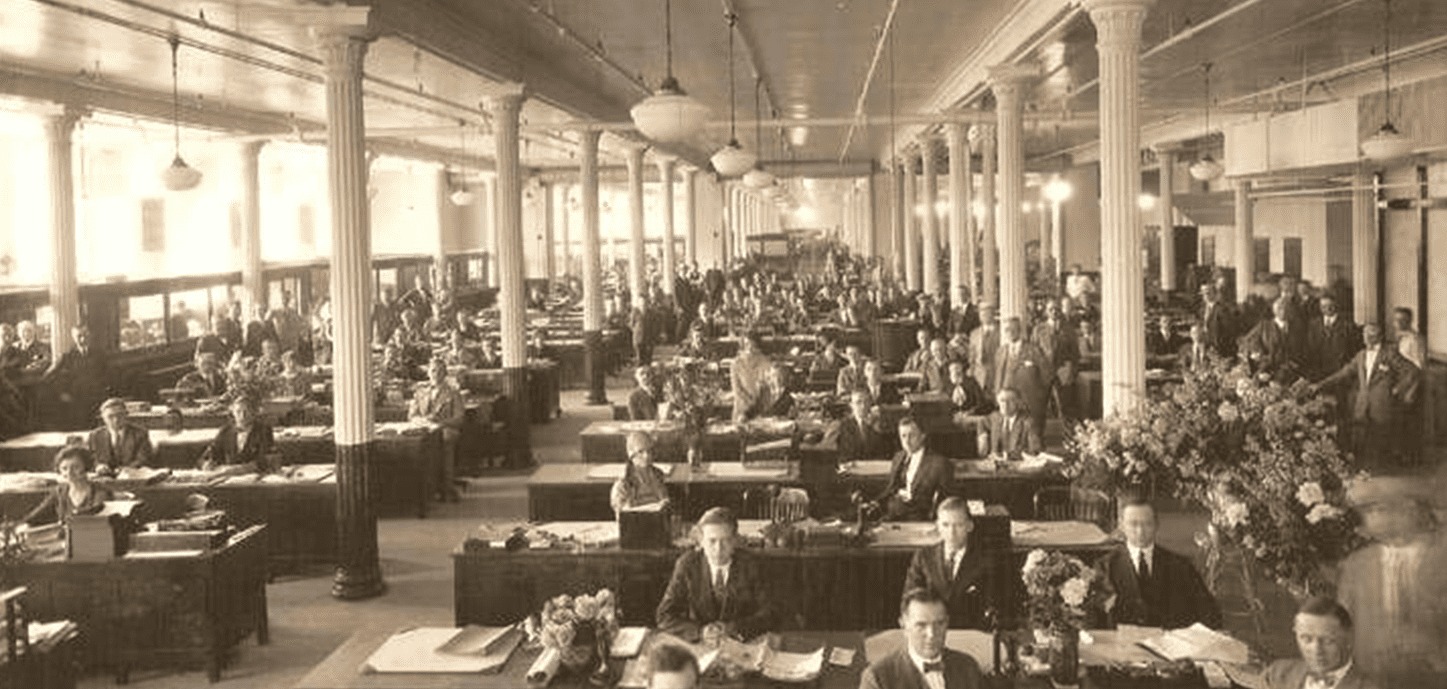 تاریخچه فضای کار اشتراکی