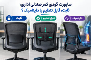 ساپورت گودی کمر صندلی اداری؛ ثابت، قابل تنظیم یا داینامیک؟